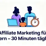 Affiliate Marketing für Eltern – 30 Minuten Plan für Mütter und Väter im Online-Business