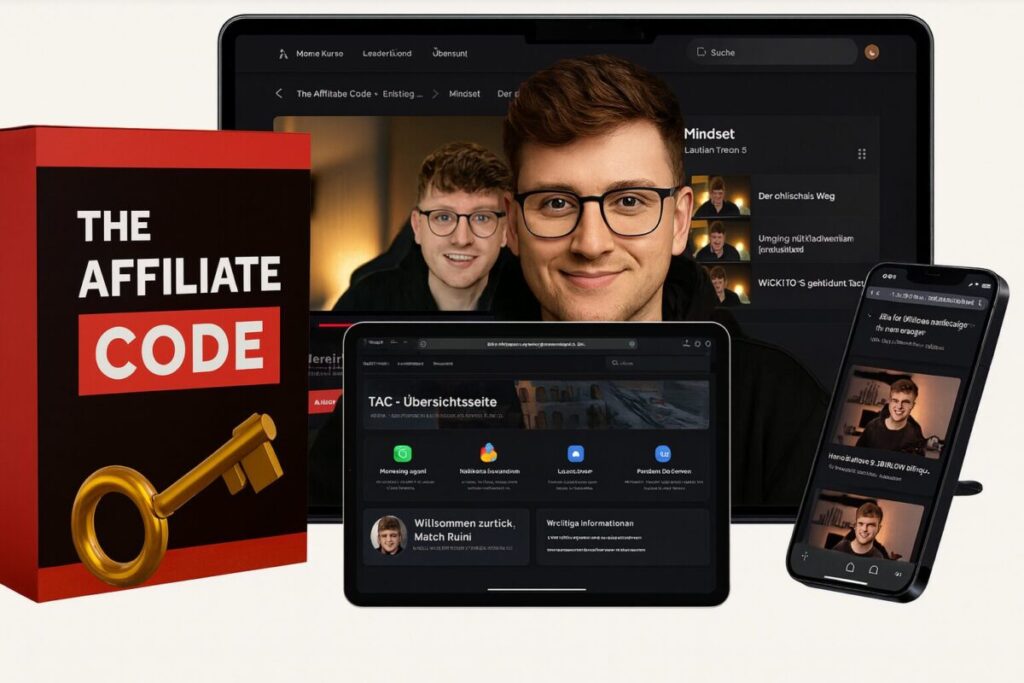 The Affiliate Code Kurs von Marek Rühl – digitales Coaching-Programm für Affiliate Marketing