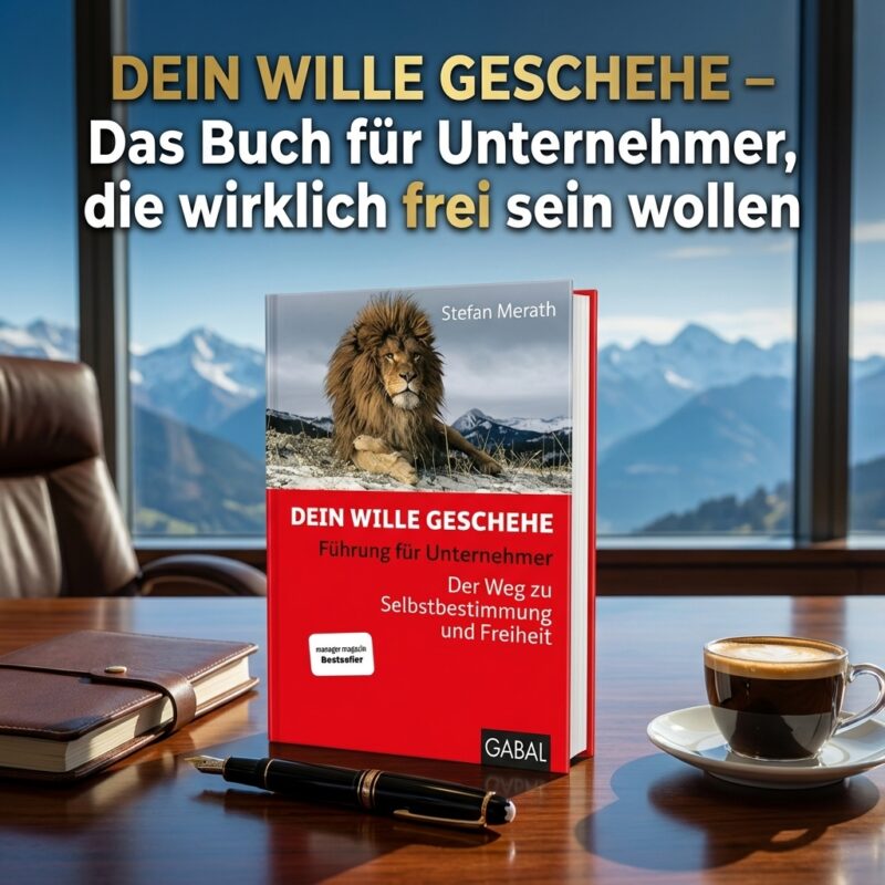 Dein Wille geschehe Buch von Stefan Merath - Führung für Unternehmer mit Löwen-Symbolik