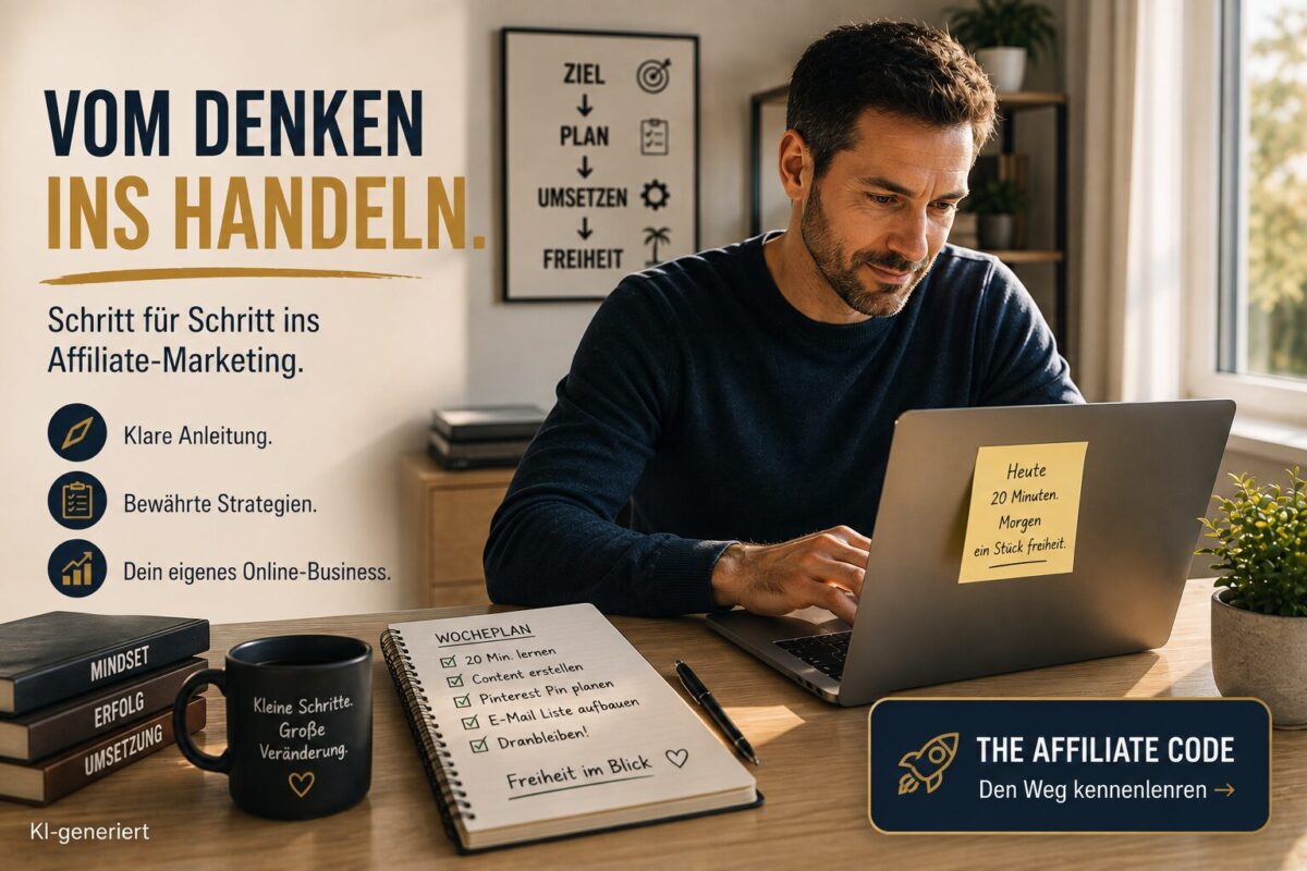 Affiliate Marketing vom Denken ins Handeln