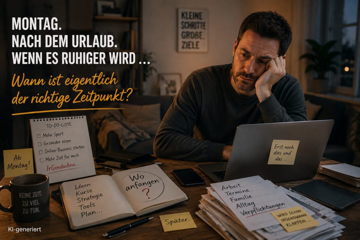 Aufschieben überwinden und anfangen