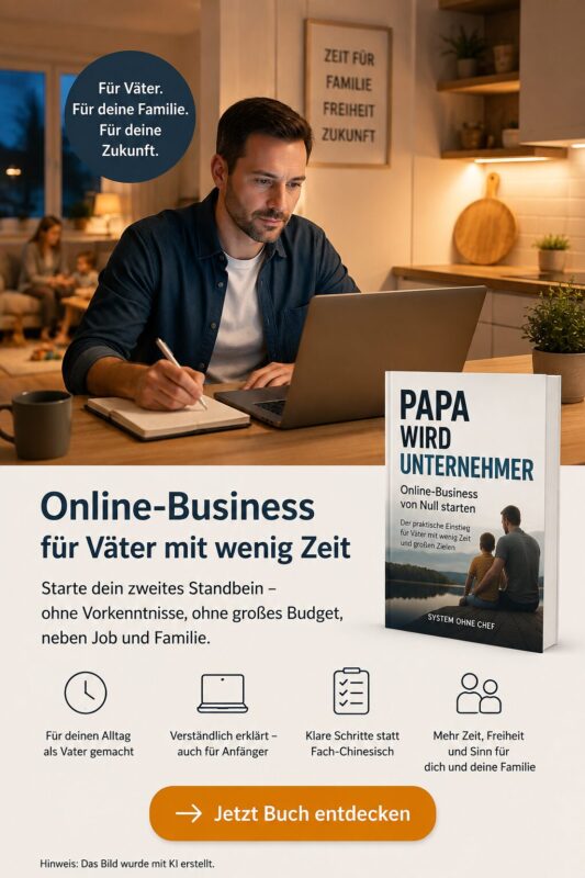 Vater startet neben Job und Familie ein Online-Business